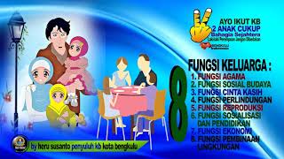 8 FUNGSI KELUARGA dan penjelasannya LENGKAP editor by heru susanto PENYULUH KB KOTA BENGKULU