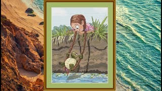 Девочка и Черепаха. Процесс создания схемы для вышивки крестом. Девочка и Черепаха. Процесс создания схемы для вышивки крестом.
