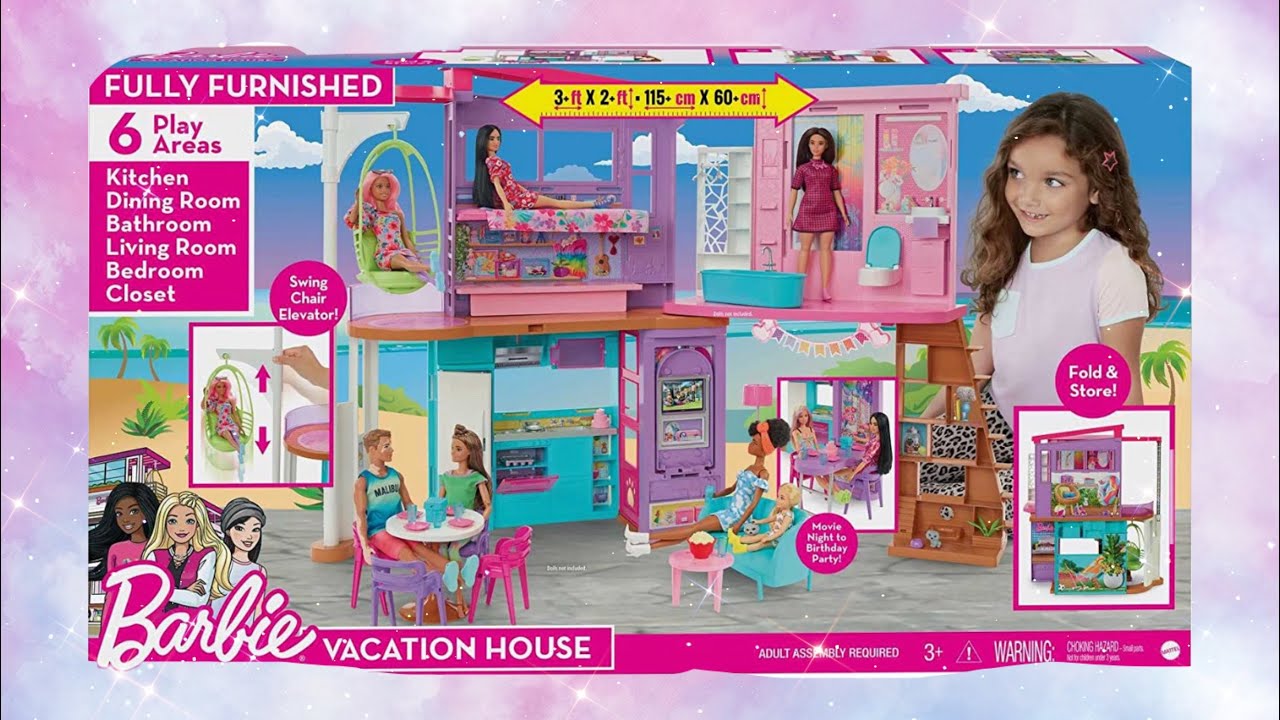 2023 Barbie Dreamhouse Step by Step Assembly 