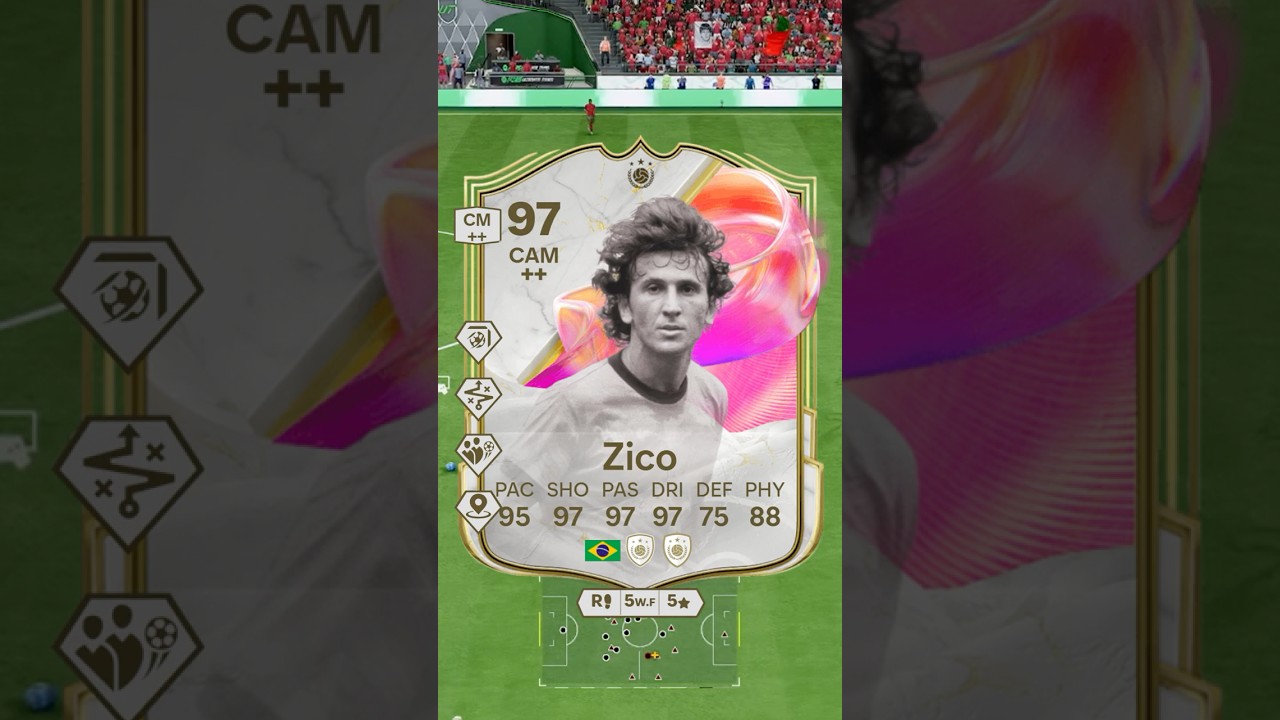 ZICO EN 1 MINUTO🔥|ZICO ICONO FUTTIES 97 REVIEW |EA FC 25 