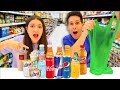 Come fare lo SLIME con le BIBITE del SUPERMERCATO! Slime Drink Challenge