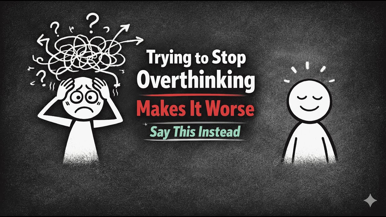 Trying to Stop Overthinking Makes It Worse | Say This Instead