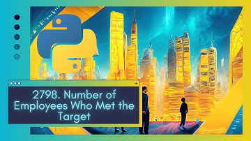 Coding Interview With LeetCode 2798. Number of Employees Who Met the Target in Python