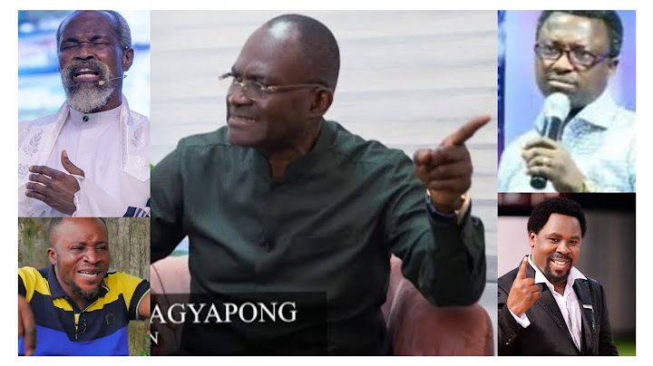 that fulls old Man: Adom Kyei-Duah need to becareful, Even T.B Joshua is Dead and gone