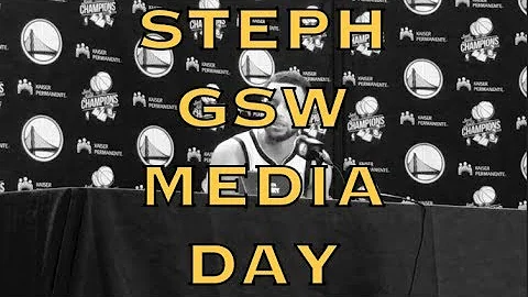 Steph Curry on Media Day: "extreme opportunity to create a dope story" at Oracle's last season