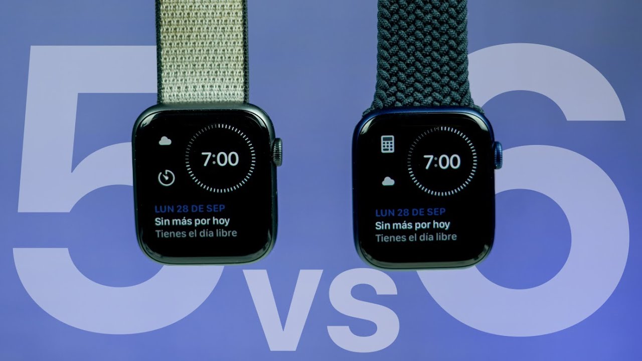 Apple Watch Serie 6 vs 5 - Diferencias y Cual Comprar - YouTube