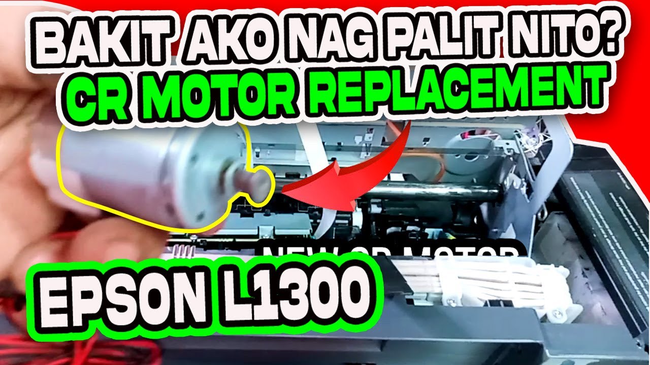 CR motor L1300 Repalcement two red blinking lights (false paper jam