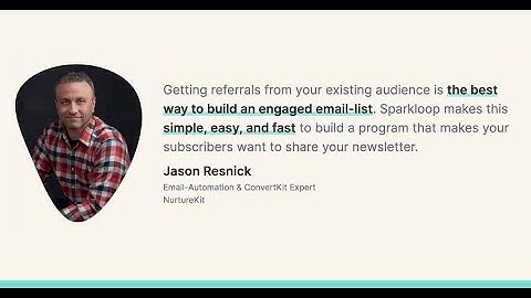How Jason Resnick uses SparkLoop to grow his newsletter email-list on ConvertKit