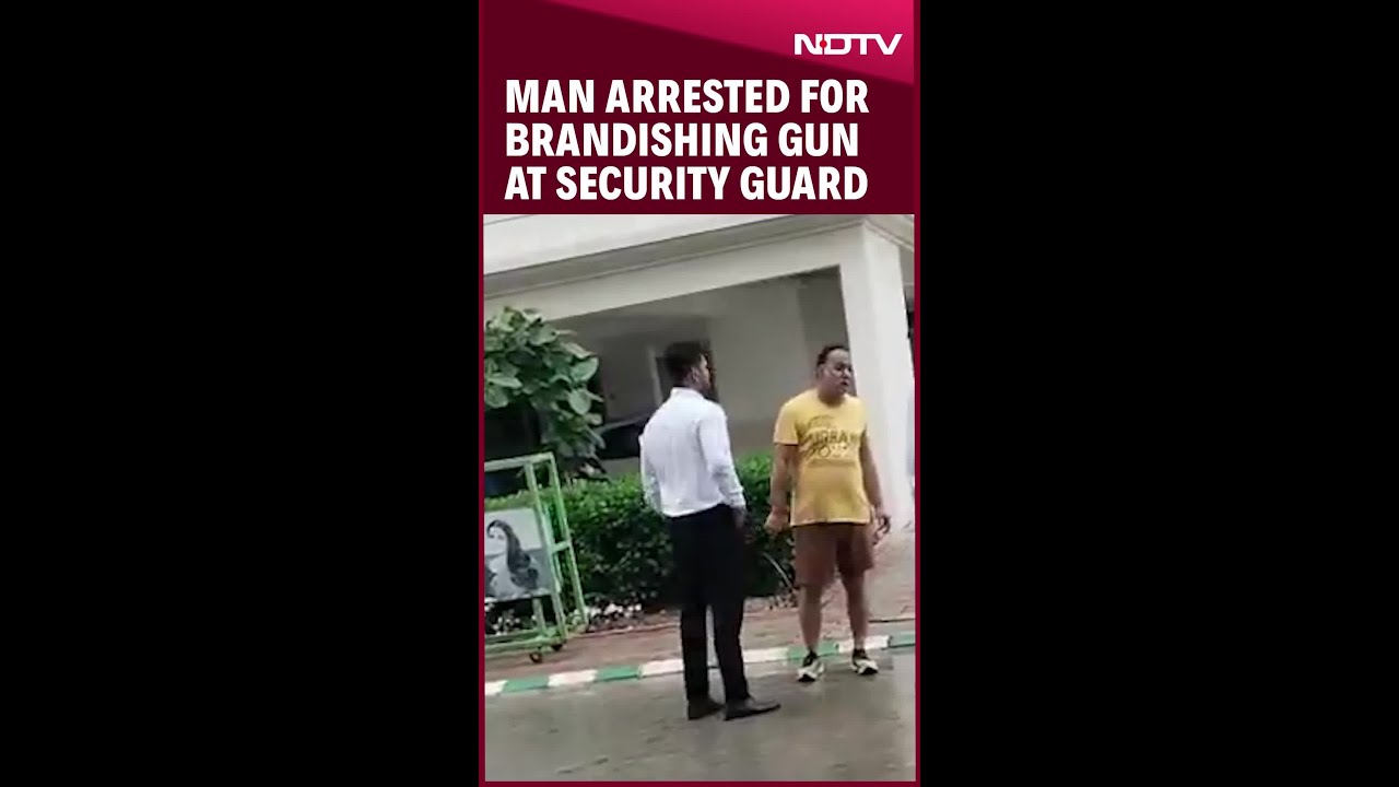Man Arrested For Brandishing Gun At Security Guard - YouTube