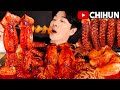 ASMR MUKBANG | SEAFOOD BOIL & MUSHROOMS 직접만든 버섯 해물찜 먹방 SQUID OCTOPUS EATING SOUNDS