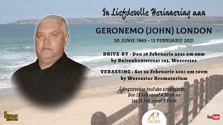 Memorial Drive By Van Geronemo John London - Donderdag 18 Februarie 2021