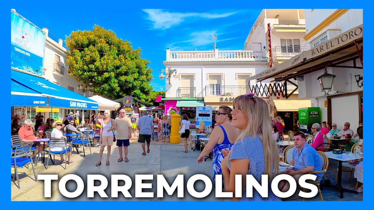 Torremolinos Spain | Bajondillo Beach to Town Center - 4K Walking Tour 2025