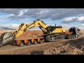 Loading And Transporting The Komatsu PC800  Excavator - Fasoulas Heavy Transports