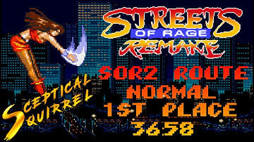 Streets of Rage Remake - Blaze 2 - SoR2 Route - Normal - WR 36:58