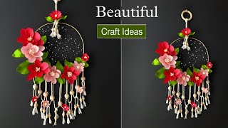 Beautiful Wall Home Decoration Using Waste Material Diy Easy Craft Ideas