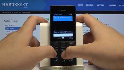 How to Input Security Code in NOKIA 216 – Security Settings