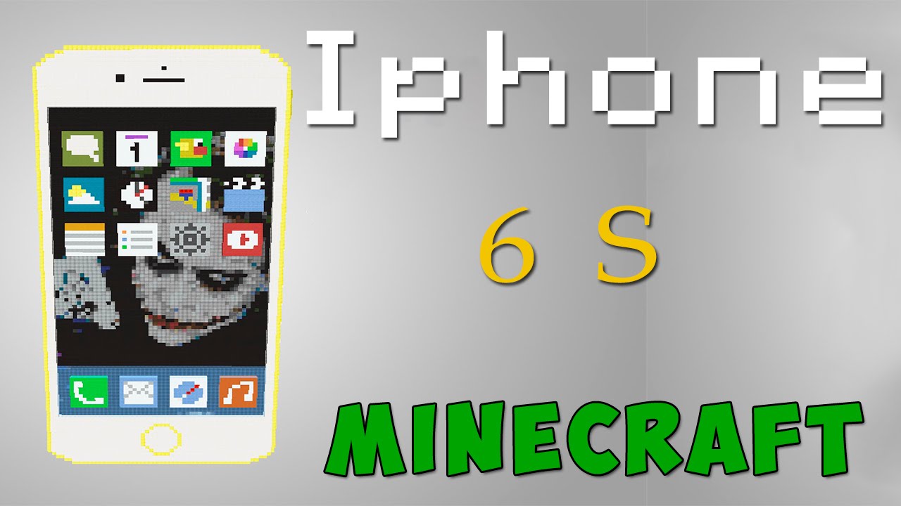 IPHONE 6 В MINECRAFT ! - [1.8] - YouTube