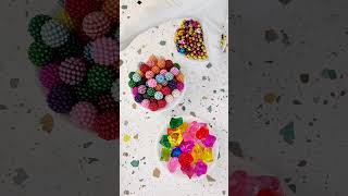 Satisfying Beads Game with Glitter and Colored Beads, Balls, Bells, Stones. ASMR YouTube Videos