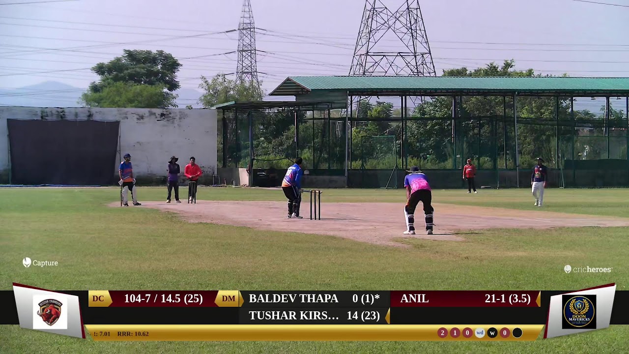 DOON DECCAN CHARGERS vs Doon Mavericks | Live - Dehradun Nimbus Cricket Ground
