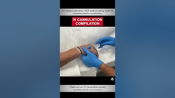 IV Cannulation Compilation | #shorts #ivcannulation #anesthesiology #nurse