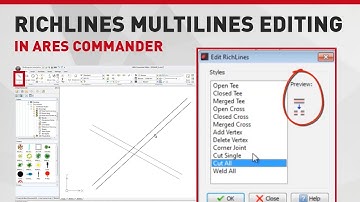 Richlines Multilines editing in ARES Commander Edition 2014