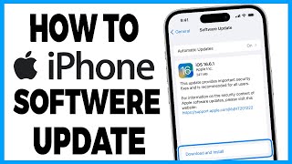 how to iphone software update