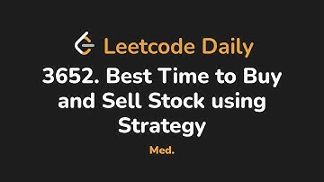 3652. Best Time to Buy and Sell Stock using Strategy | Leetcode Daily - Python