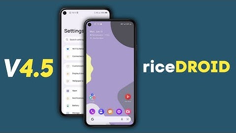 riceDROID v4.5 is here - August Security Patch with New Additions !