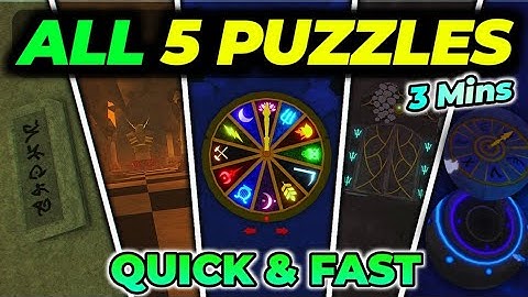 How to Complete EVERY Atlantis Puzzle Fisch New Update!