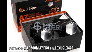Установка Bi-Led Aozoom A7 Pro LX470