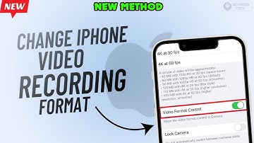 How to change iPhone video recording format to mp4 2024 | Convert MOV Videos to MP4