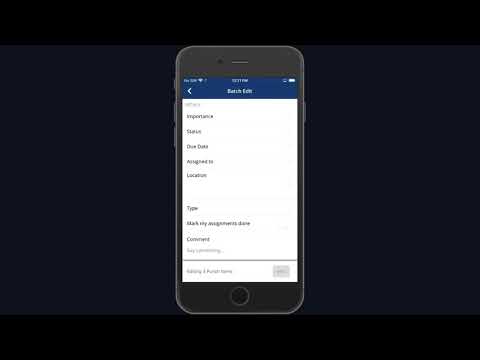 ProjectSight Training Video - Mobile Phone App - Mobile Batch Edit