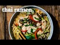 THAI COCONUT RAMEN | Just the Recipe by HONEYSUCKLE