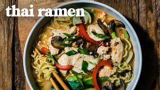 Easy Thai Coconut RAMEN Recipe