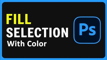 How to Fill Selection with Color in Photoshop (EASY WAY)