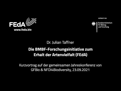 #Kurzvortrag: FEdA – die BMBF-Forschungsinitiative zum Erhalt der Artenvielfalt