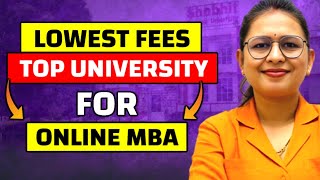 Budget-Friendly Online MBA 🎓 | Top University With Lowest Fees