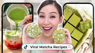 I Tried Viral Matcha Recipes *obsessed* 🍵