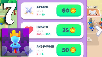 King Or Fail - Hero Upgrades - Gameplay Walkthrough Part 7 (Android, iOS)