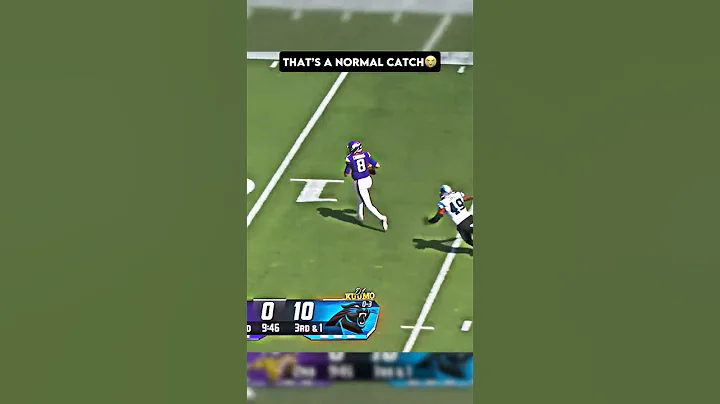 Justin Jefferson HARDEST Catch Of his Life 😭☠️ #garrettwilson #nfl #shorts