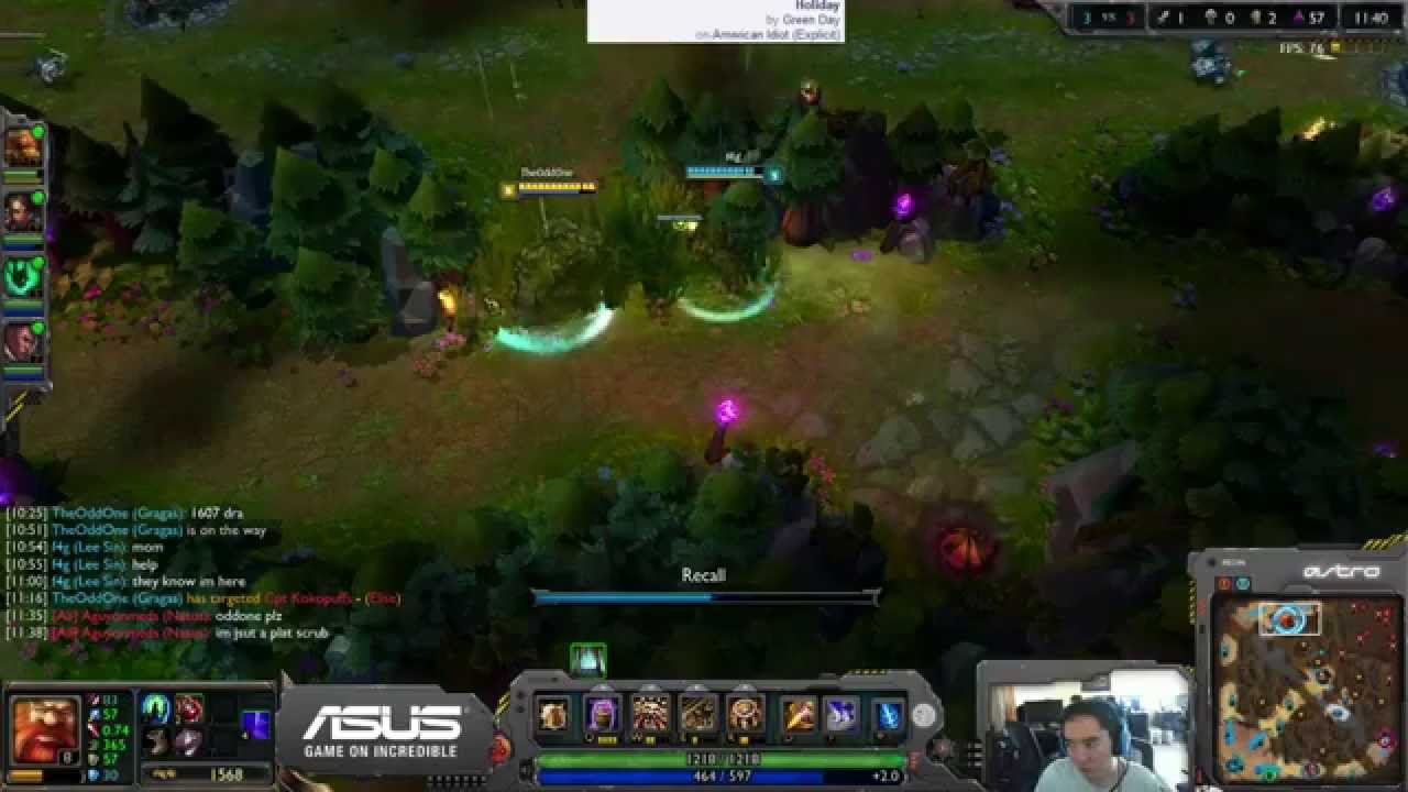 tsm bjergsen keyboard TheOddone Gragas vs Elise [Jungle] Season 4 Diamond 5 Ranked Solo queue