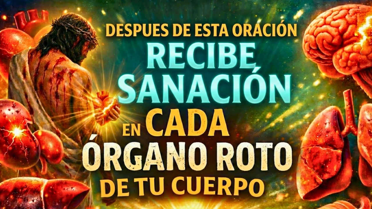 Pon tus MANOS donde te DUELE y recibe SANIDAD hoy | en cada ¡ORGANO de tu CUERPO! que esta DAÑADO