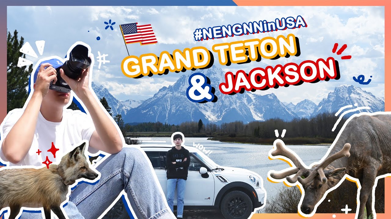 ไปเที่ยว!! อุทยานแห่งชาติ Grand Teton & Jackson สวยเว่อ สัตว์มากมาย เมืองน่ารักม๊ากก | USA Vlog EP.2