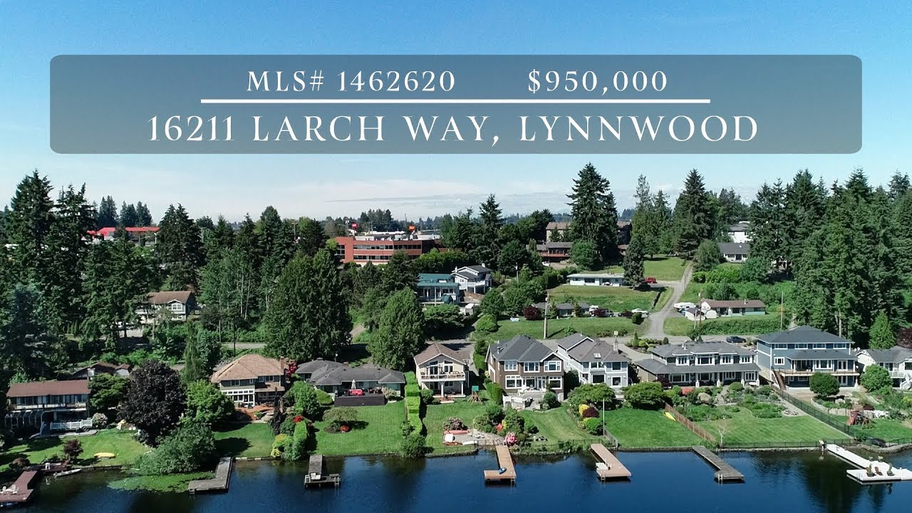 Aranka video at 16211 Larch Way, Lynnwood WA Martha Lake Waterfront for sale