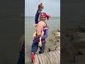 2kg chicken bait throwing for giant Shark hunting #bait #fishinglife #amazing