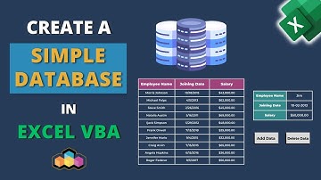 How to Create a Simple Database in Excel VBA