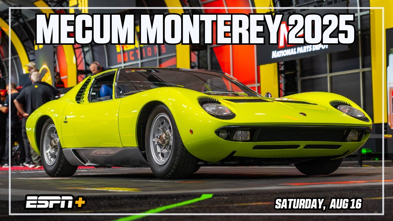 Mecum Monterey 2025 Full Broadcast: Saturday, Aug 16