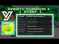 BEST UPDATE SCRIPT [🍀EVENT!] Rebirth Champions X -AUTO COLLECT CLOVER 🍀 + MANY OF FEATURE | PASTEBIN