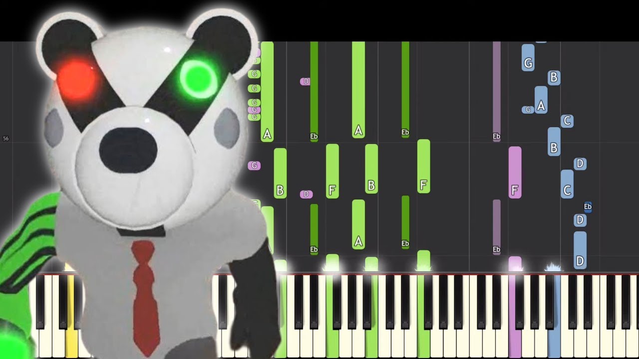 Badgy Theme From Piggy Roblox Piano Vampire Shazam - piano keyboard songs roblox