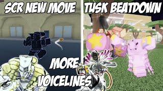 Tusk Beatdown/ SCR New Move (YBA New Update SHOWCASE)